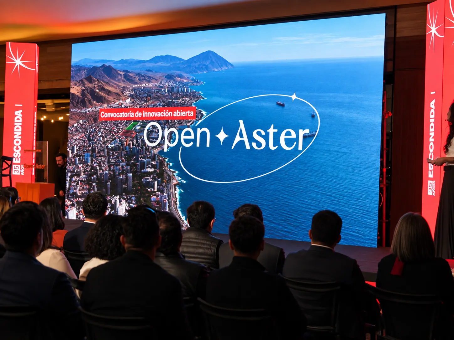 Presentation of Open Aster, the open innovation program by Escondida | BHP